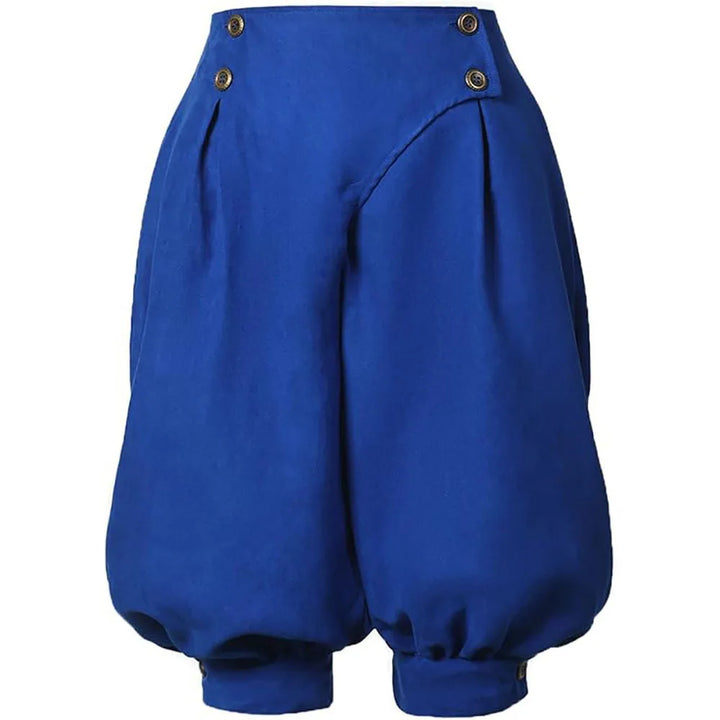 Women Medieval Renaissance Steampunk Pants Blue