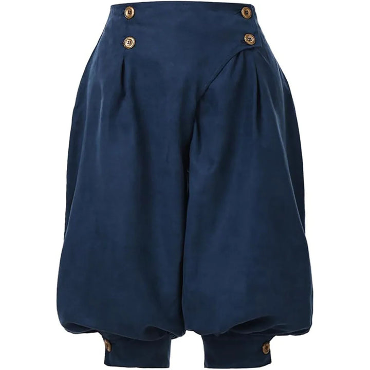 Women Medieval Renaissance Steampunk Pants Navy Blue