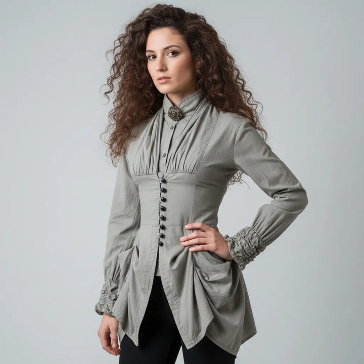 Women Vintage Steampunk Gothic Shirt