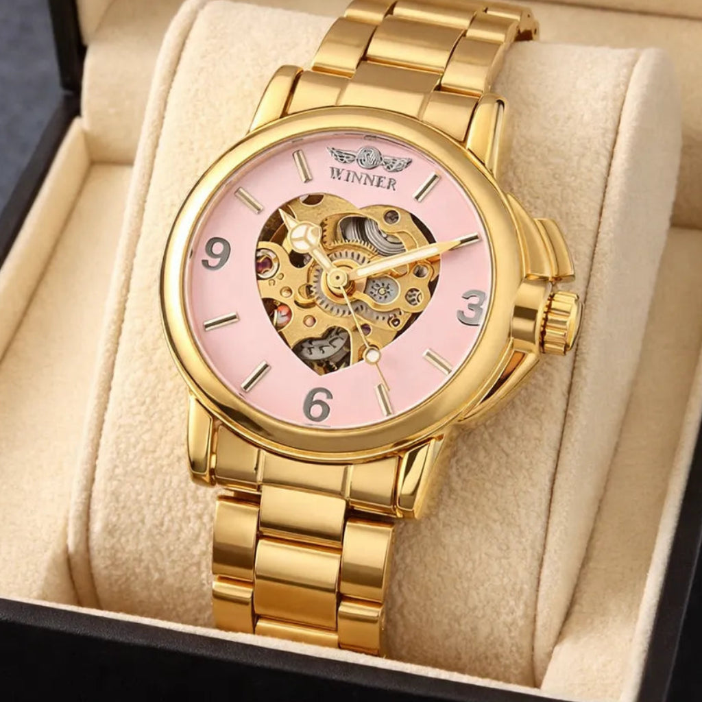 Women’s Mechanical Steampunk Heart Watch