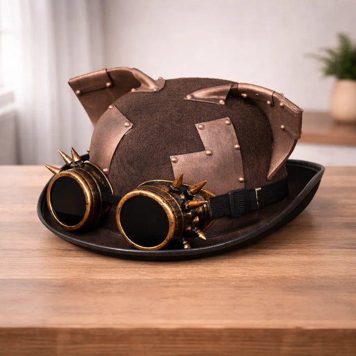 Women's Steampunk Cat Ear Hat
