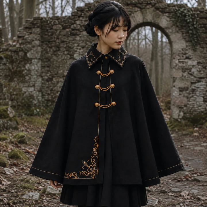 Women's Steampunk Lolita Cape