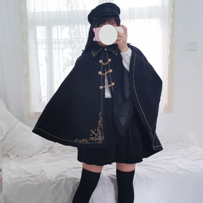 Women's Steampunk Lolita Cape
