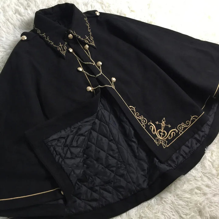 Women's Steampunk Lolita Cape chic