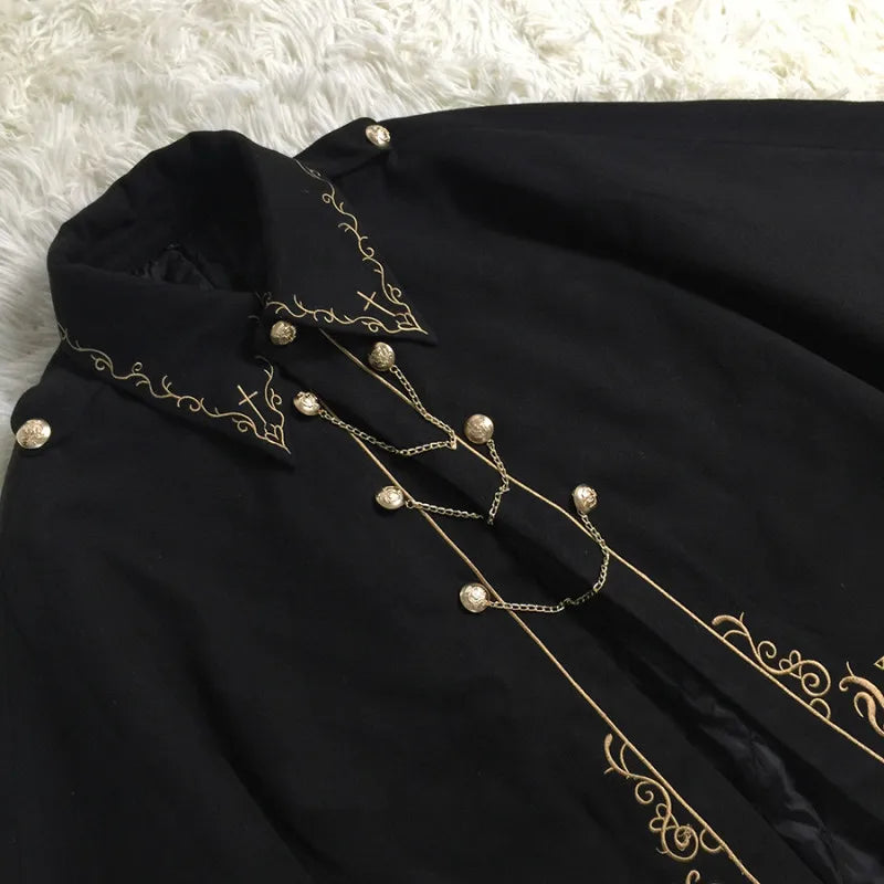 Women's Steampunk Lolita Cape durable