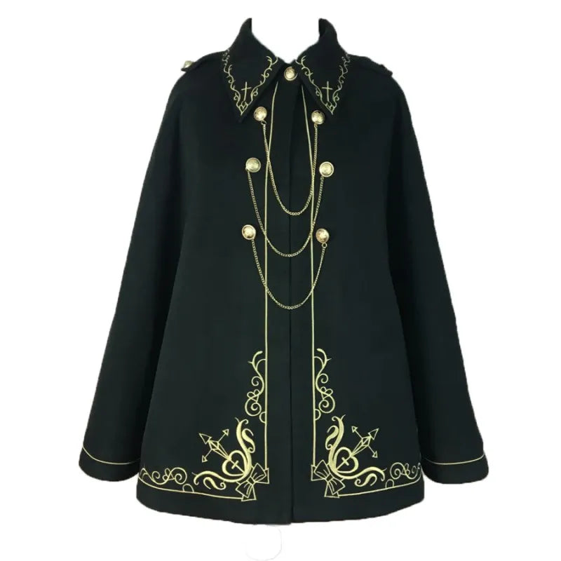 Women's Steampunk Lolita Cape elegant
