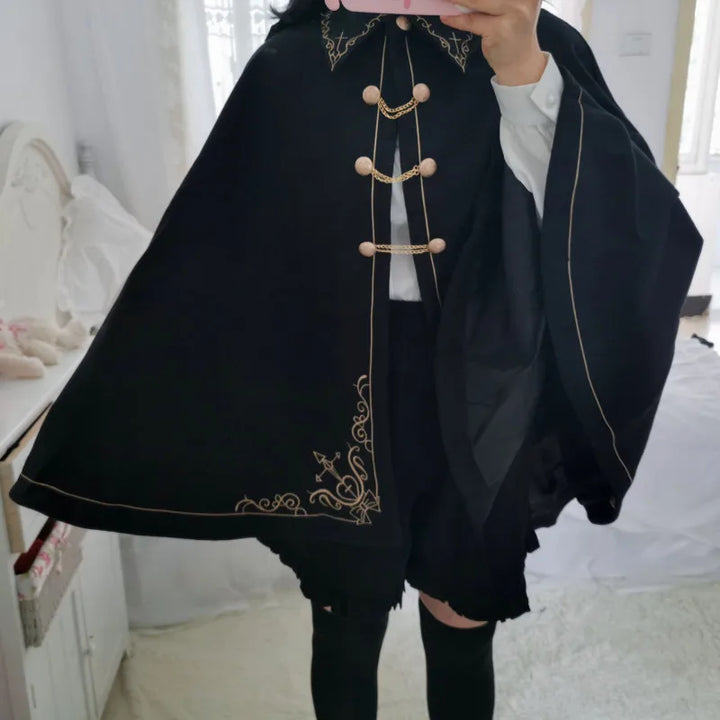 Women's Steampunk Lolita Cape fashion