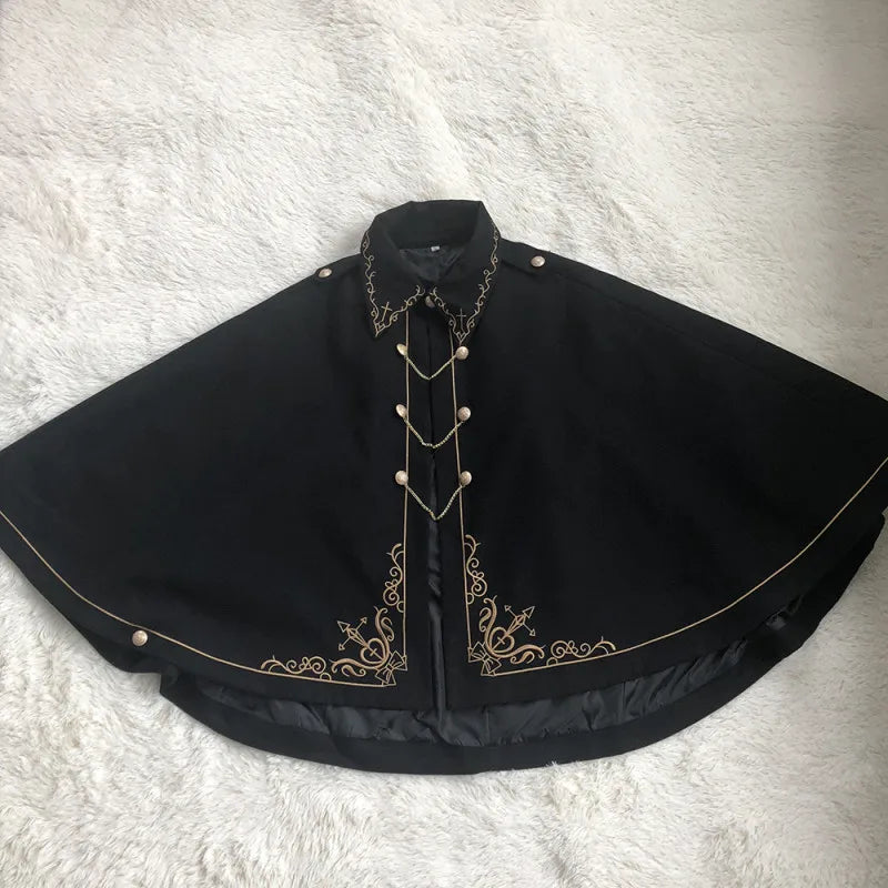Women's Steampunk Lolita Cape unique