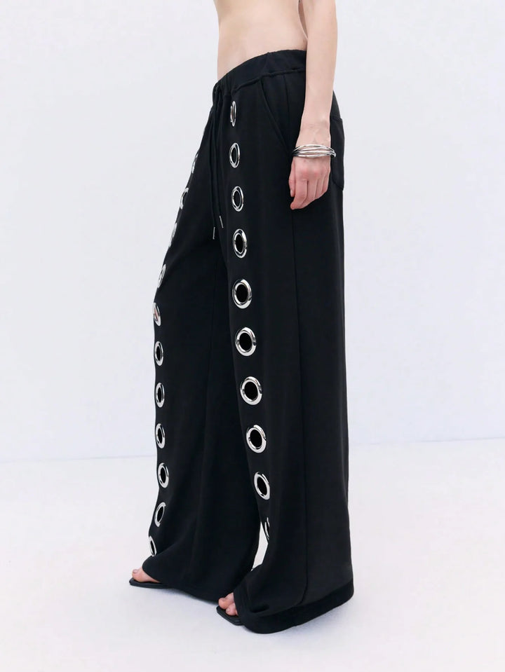 Women's Steampunk Pants with Eyelets unique