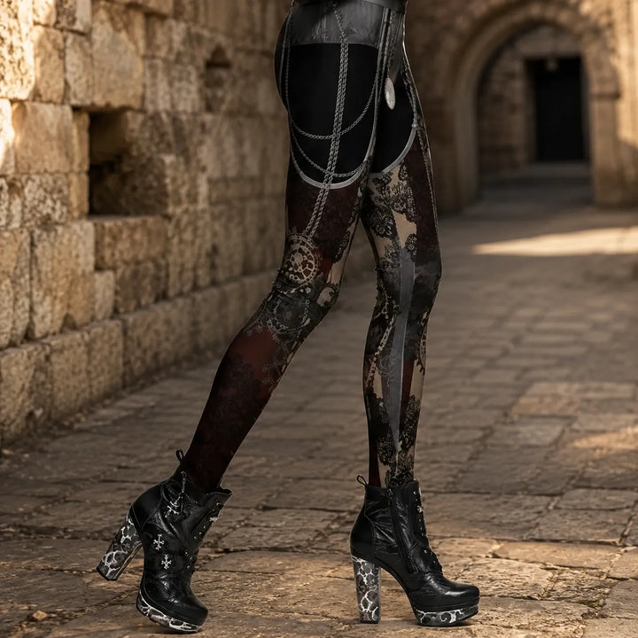 Women’s Steampunk Skinny Leggings