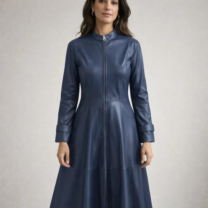 Long Steampunk Trench Coat