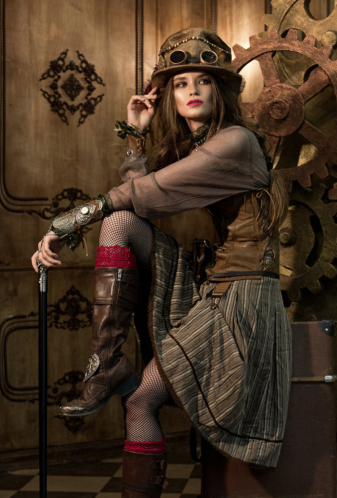 Where can I find authentic looking steampunk outfits/costumes? The sites  I've been on are awful T_T : r/steampunk