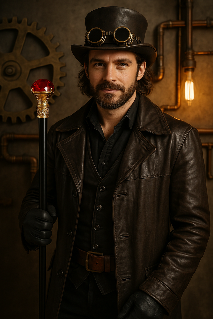 Steampunk Diamond Cane