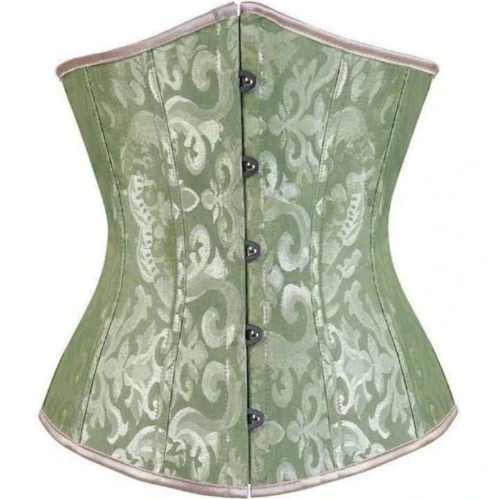 steampunk bustier corset jacquard dramatic