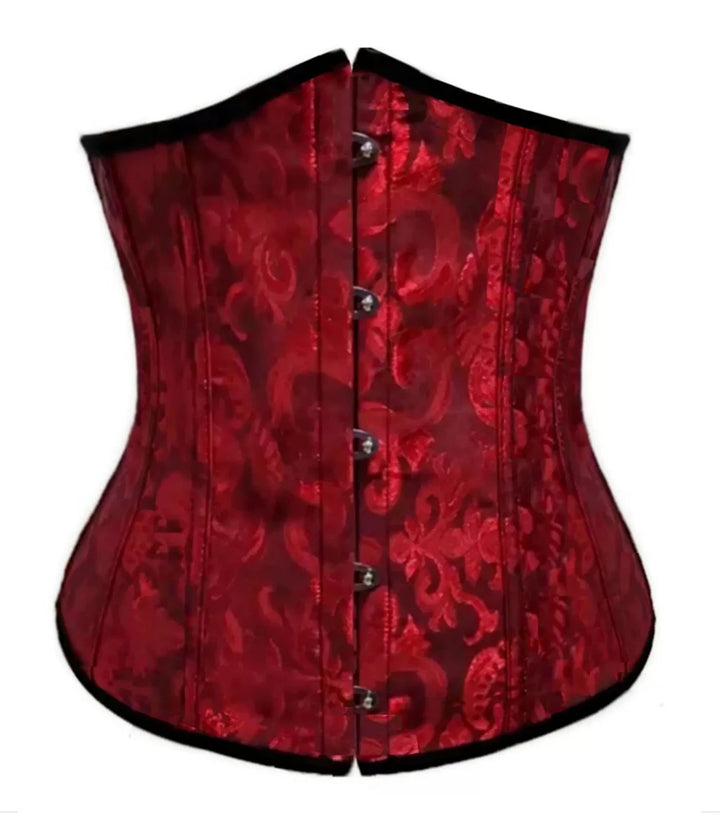 steampunk bustier corset jacquard refined