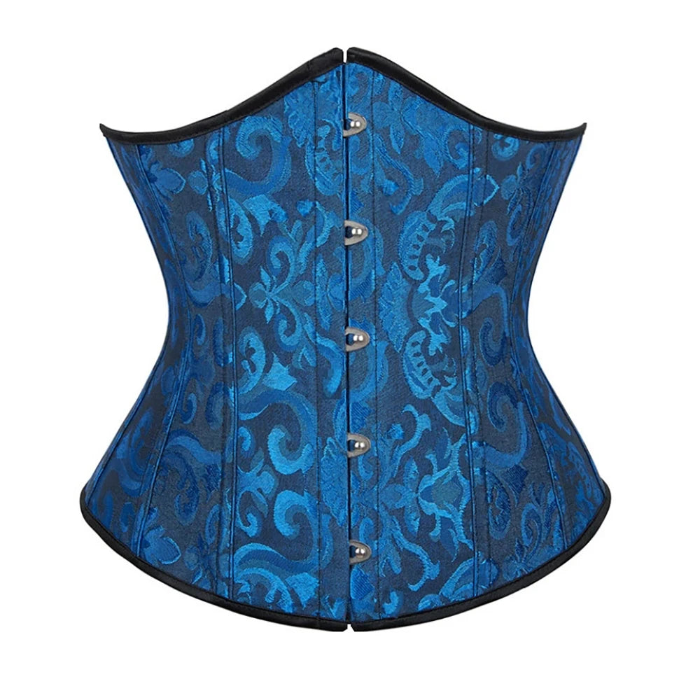 steampunk bustier corset jacquard romantic