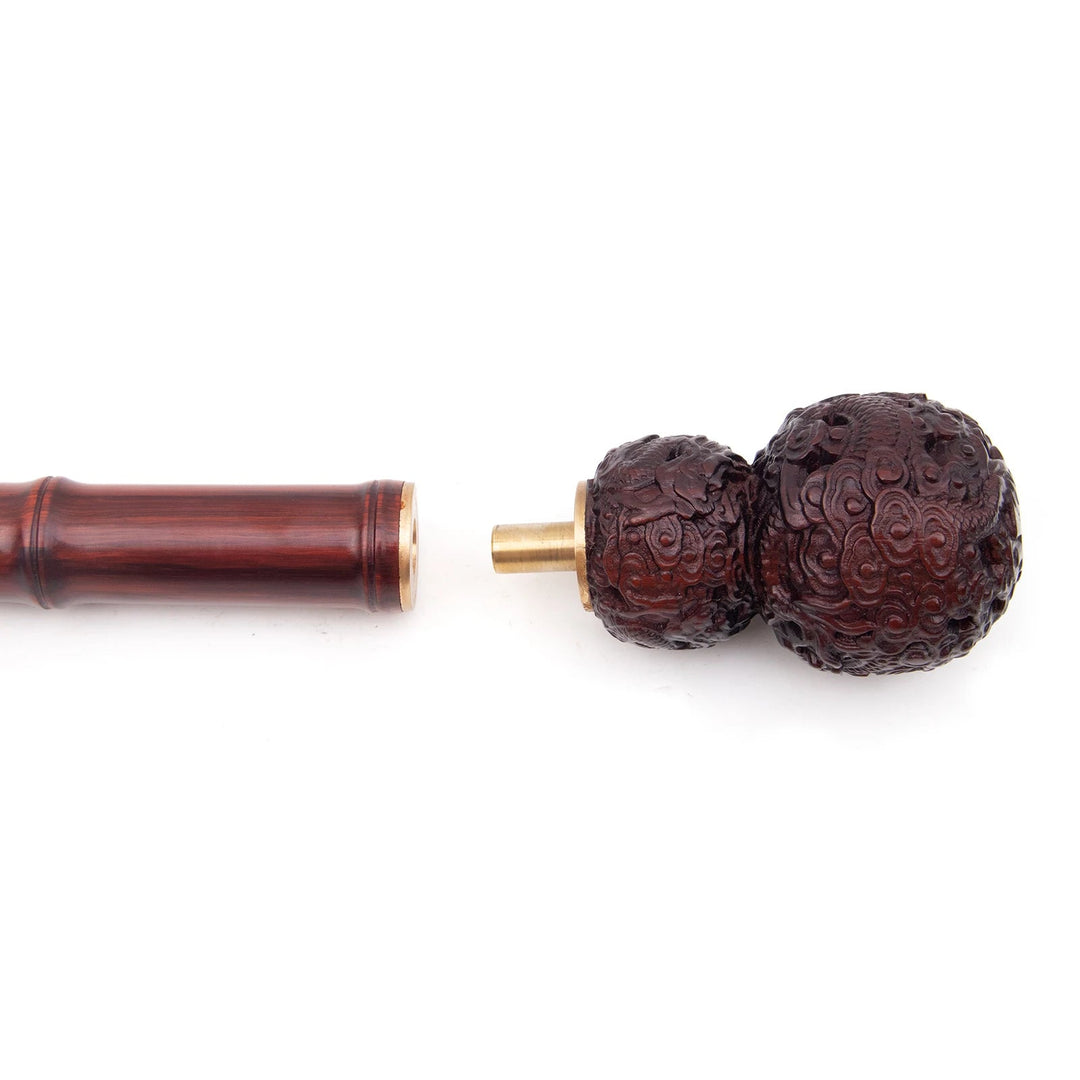 steampunk cane with bamboo design luxury