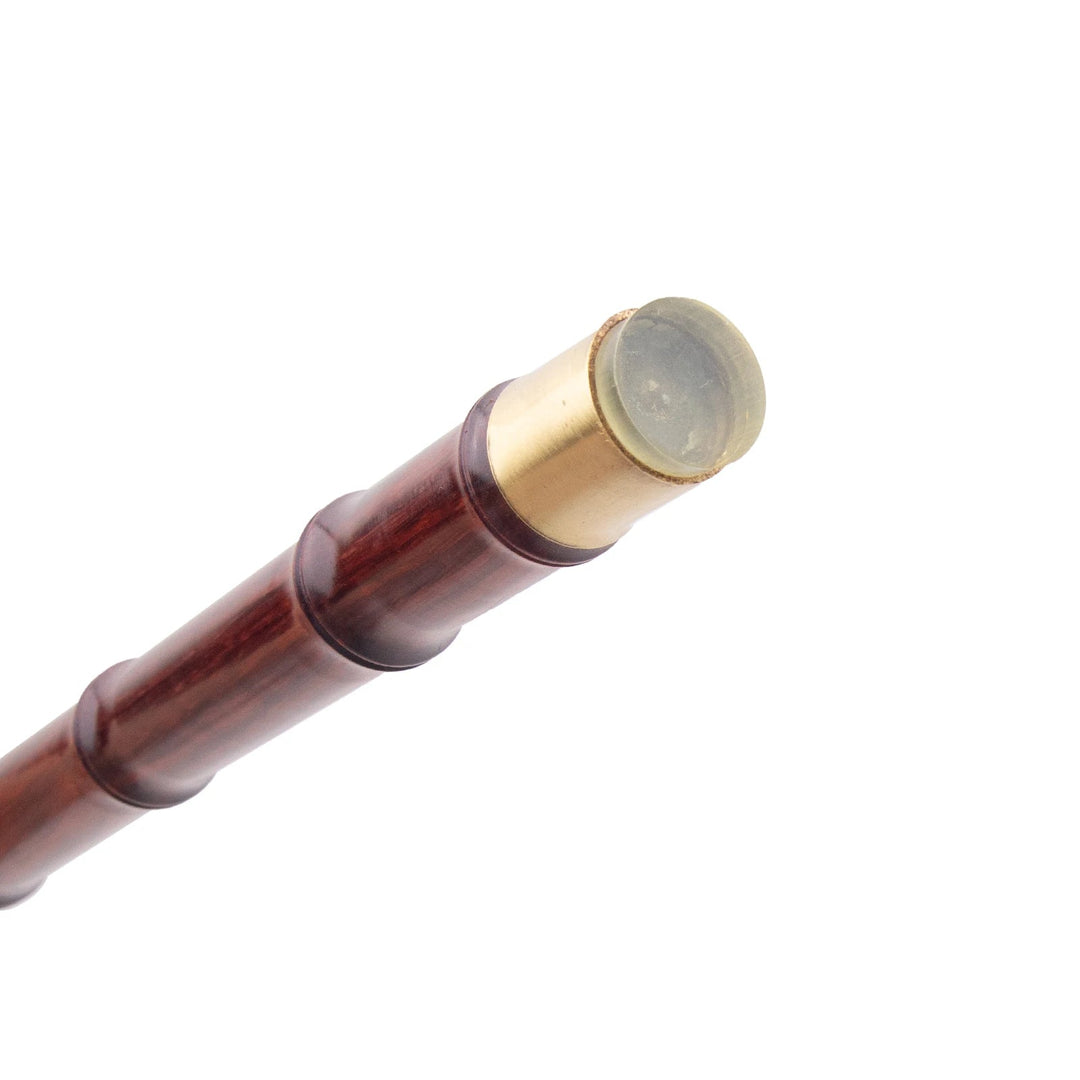 steampunk cane with bamboo design stylish