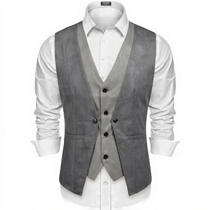 two-tone steampunk vest jacket classic