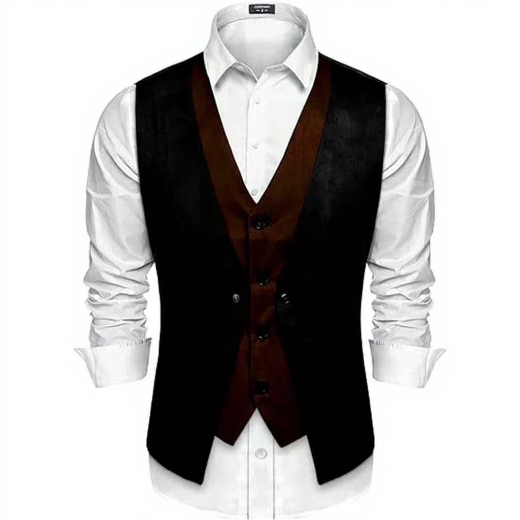 two-tone steampunk vest jacket premium