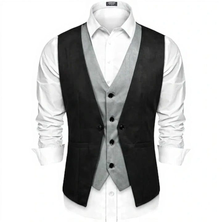 two-tone steampunk vest jacket vintage