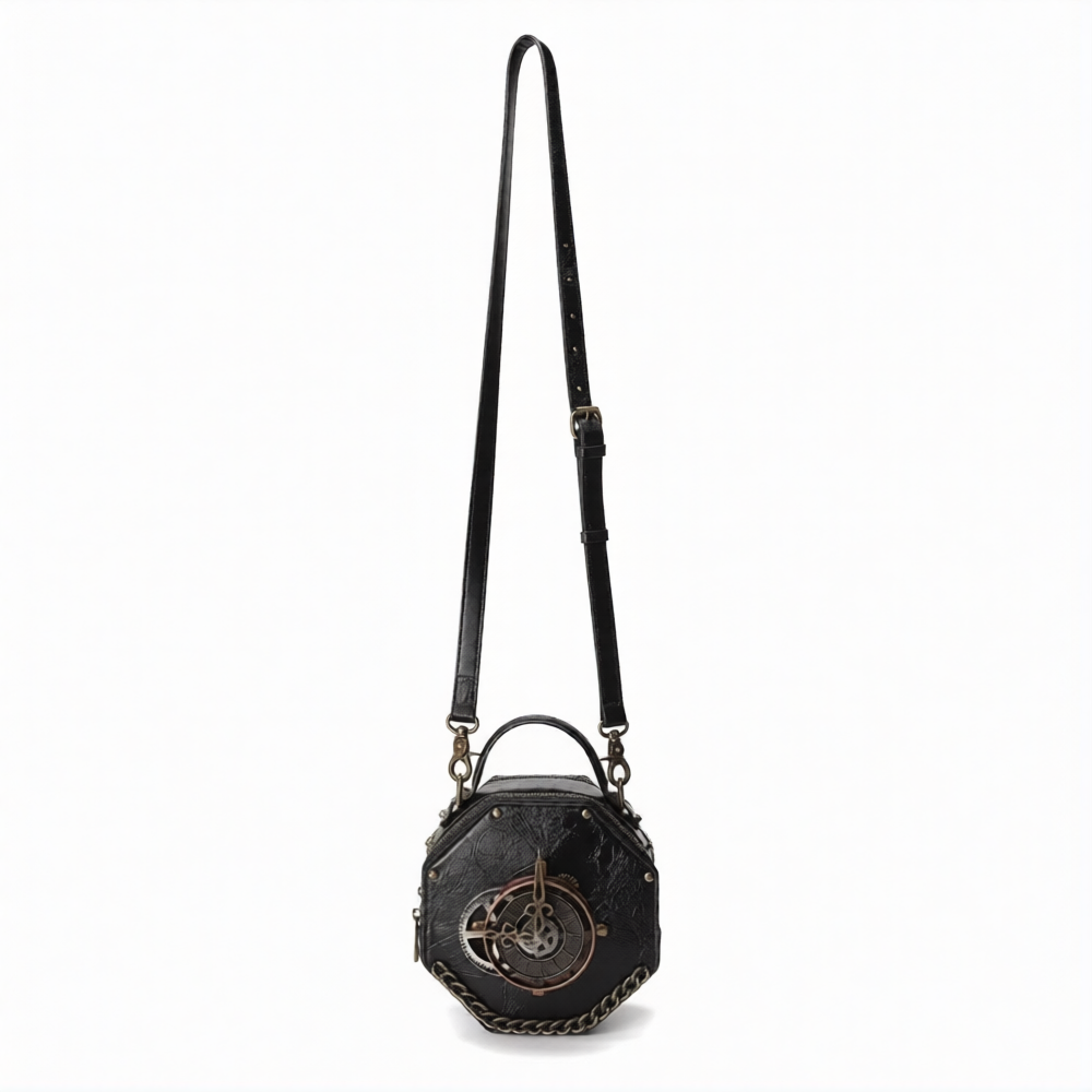 wmremove-Hexagonal Steampunk Watch Bag elegant