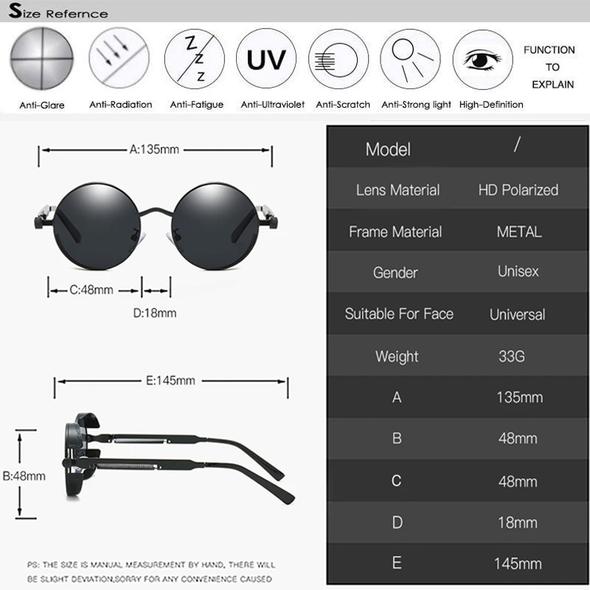 Steampunk Styler - Jacob Sunglasses