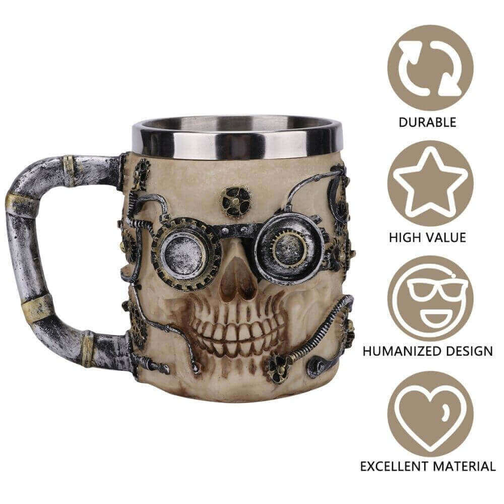 Steampunk Styler - Skull Coffee Mug
