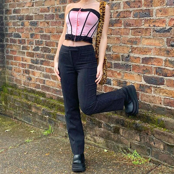 Steampunk Striped Pant