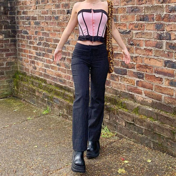 Steampunk Striped Pant