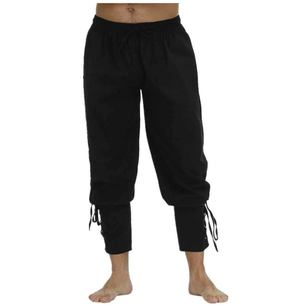 Steampunk Black Pirate Pant