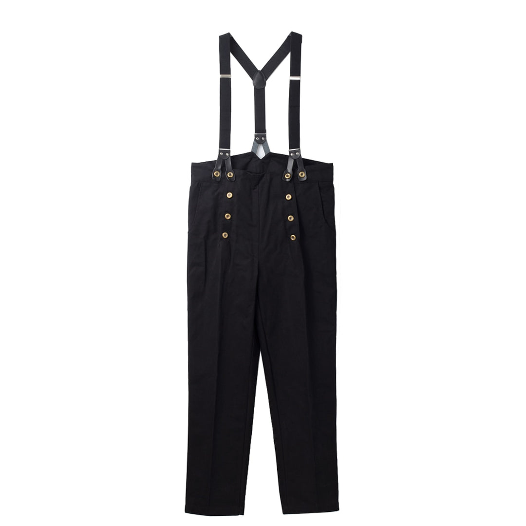 Steampunk Black Victorian Pant with Belt