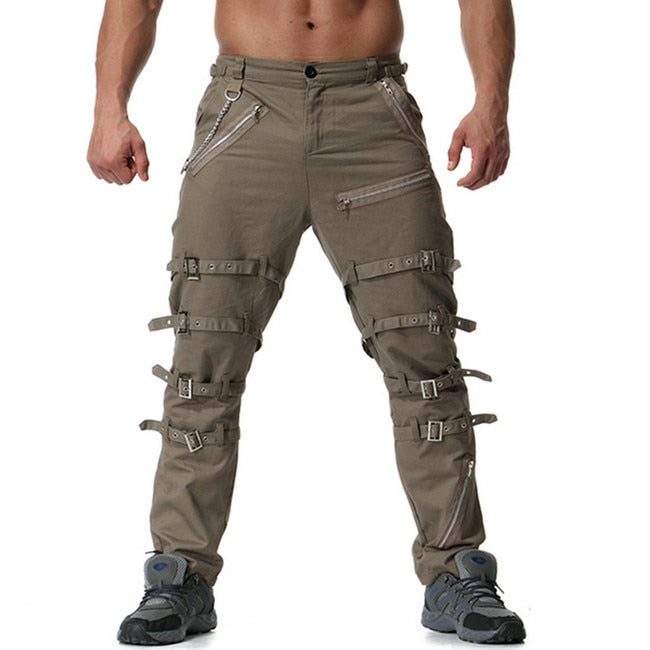 Steampunk Khaki Cargo Pant