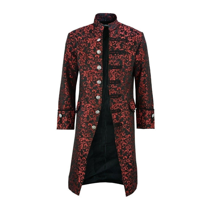 Men's Steampunk Tailcoat Red