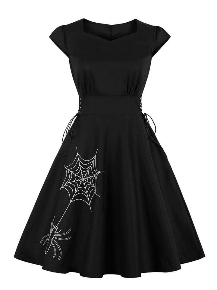 Lolia - Black Steampunk Dress