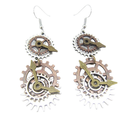 Steampunk Moth Zipper Earrings -   Steam punk jewelry, Punk jewelry,  Funky jewelry