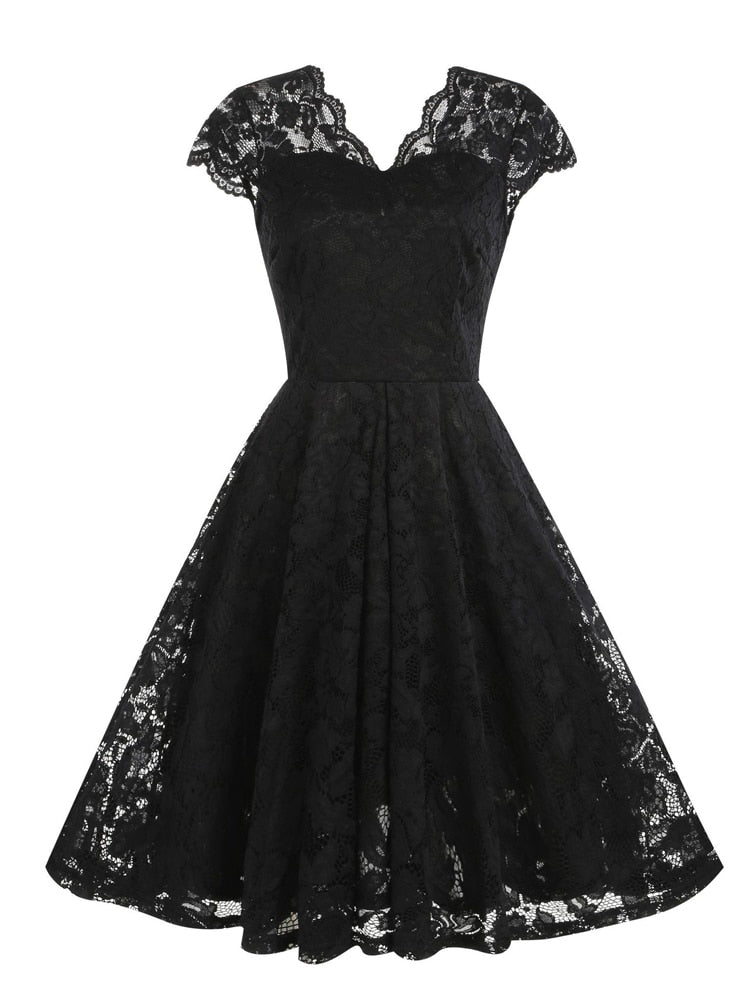 Lovely Bride - Black Steampunk Dress
