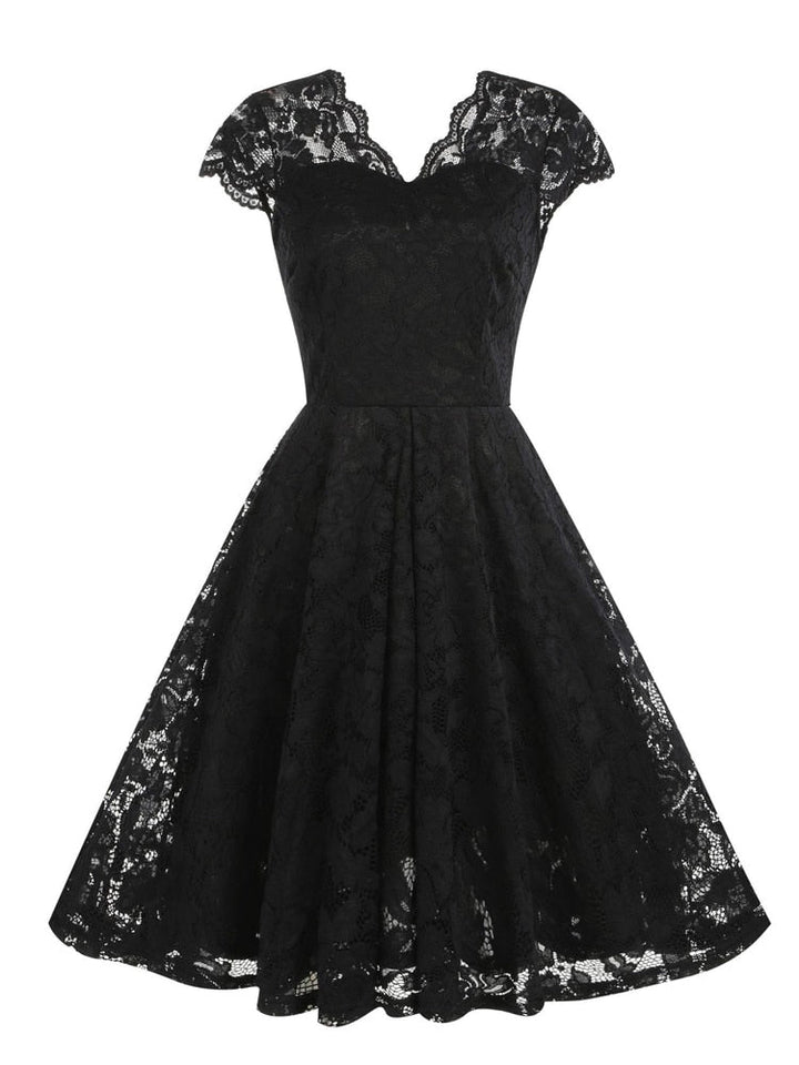 Lovely Bride - Black Steampunk Dress