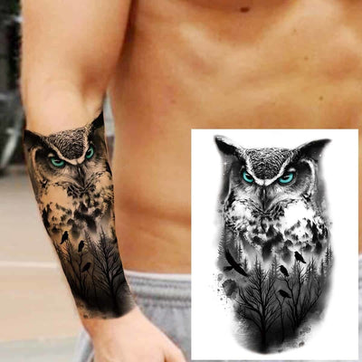Steampunk Owl Tattoo