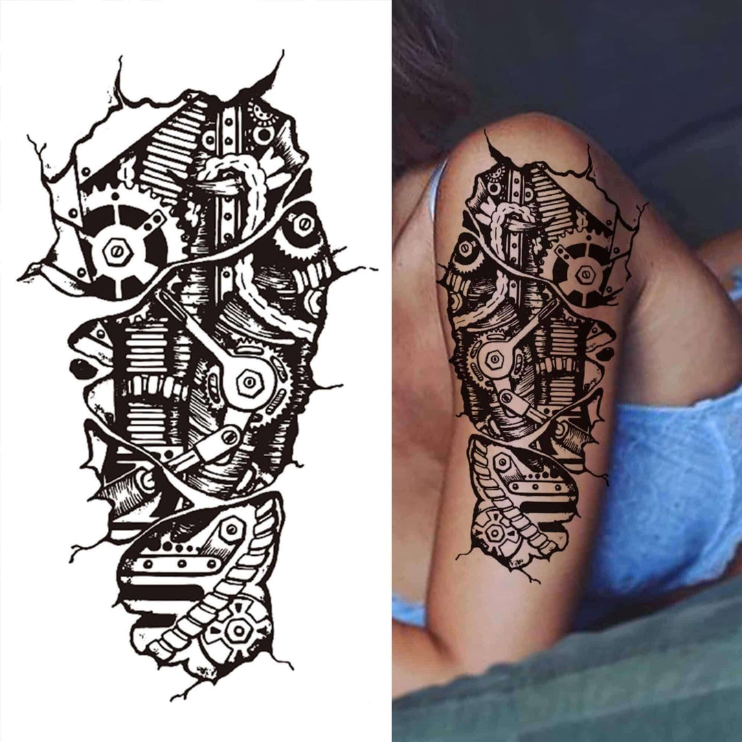 Steampunk Gears Tattoo