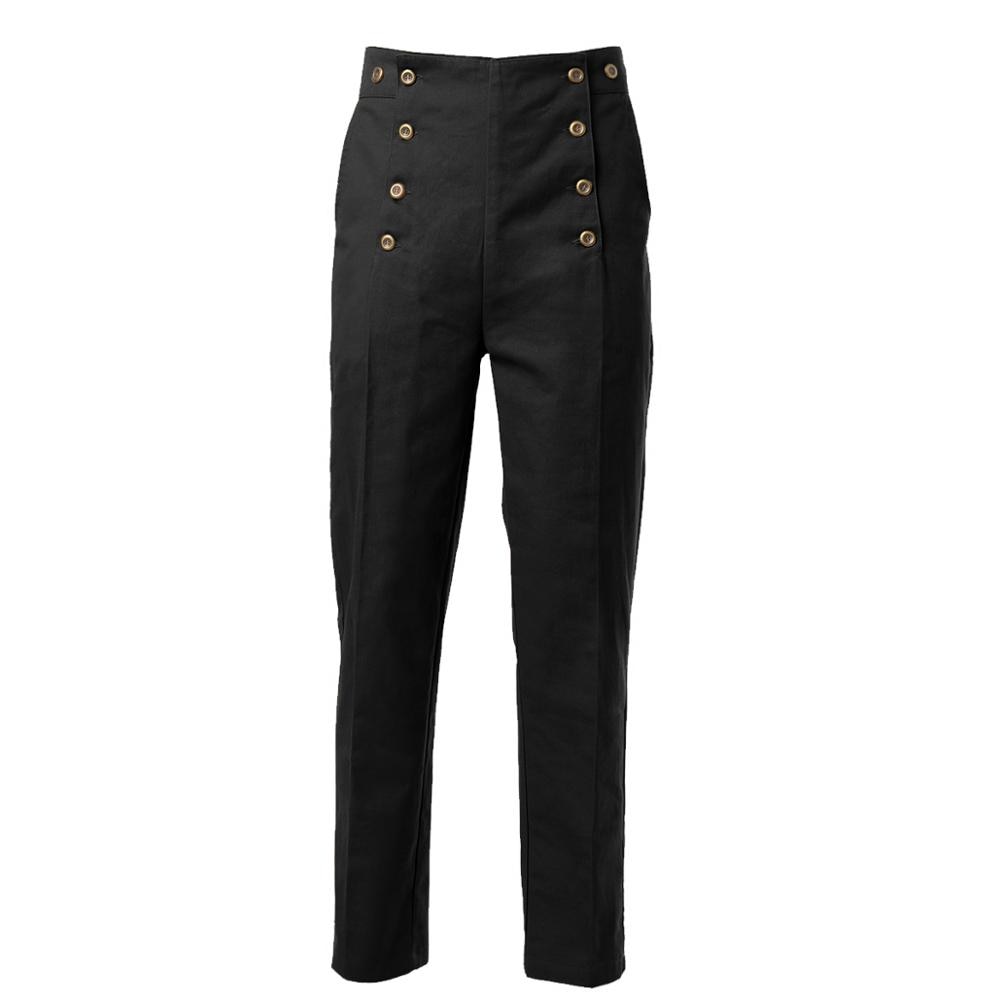 Steampunk Black Victorian Pant