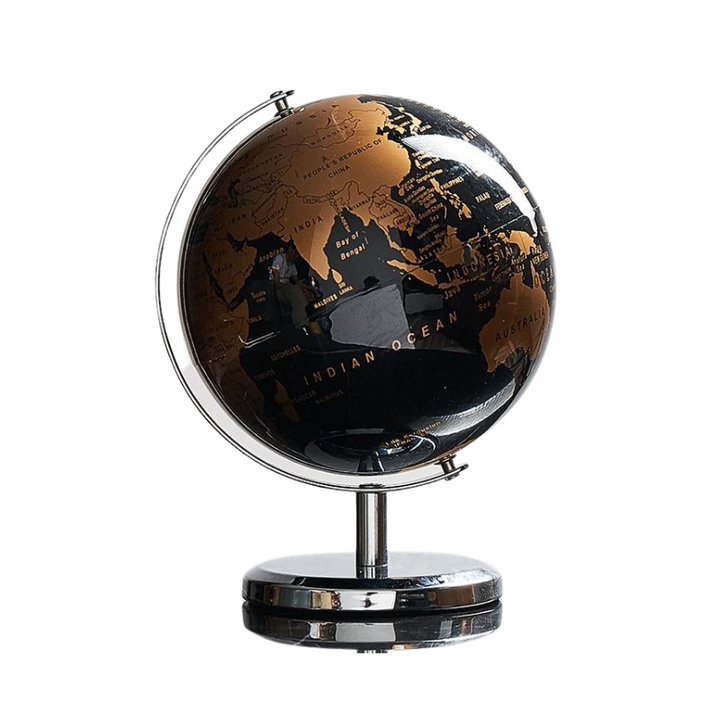 Steampunk Globe - Brown Black - Steampunk Globe Black
