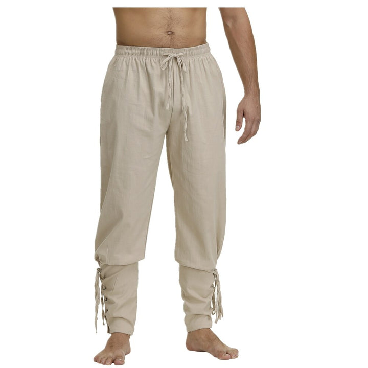 Steampunk Beige Pirate Pant Beige