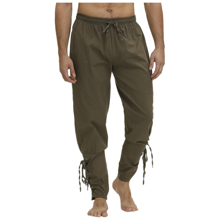 Steampunk Green Pirate Pant Brown