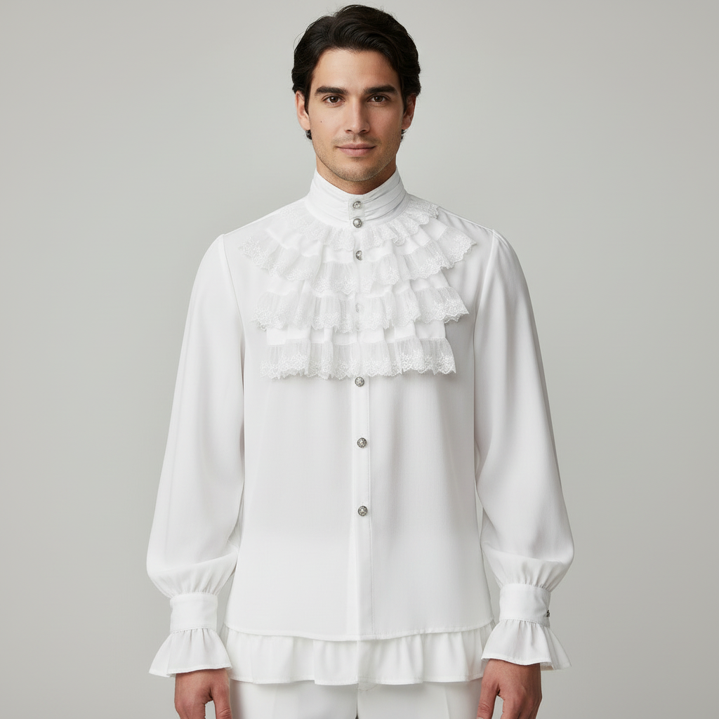 Steampunk Ruffled Shirt