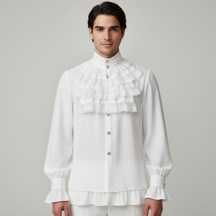 Steampunk Ruffled Shirt