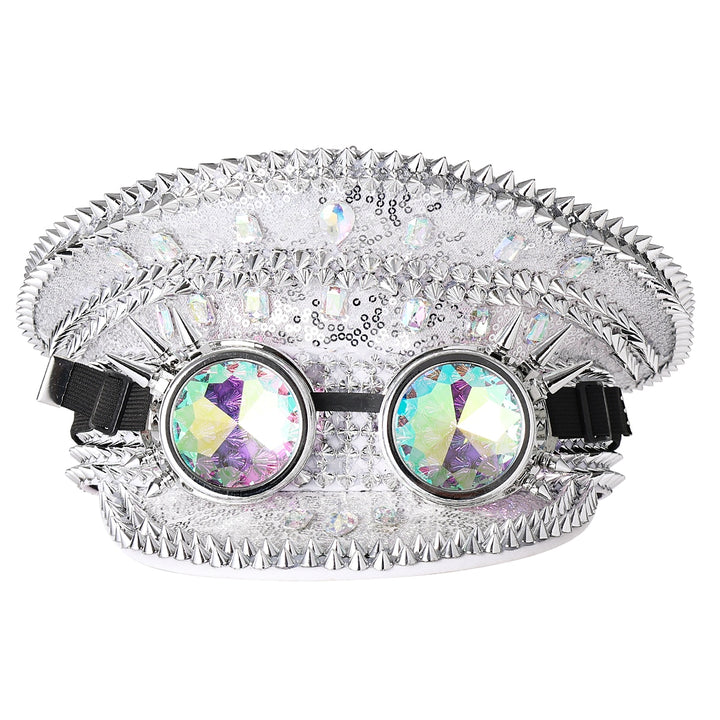 White Steampunk Hat