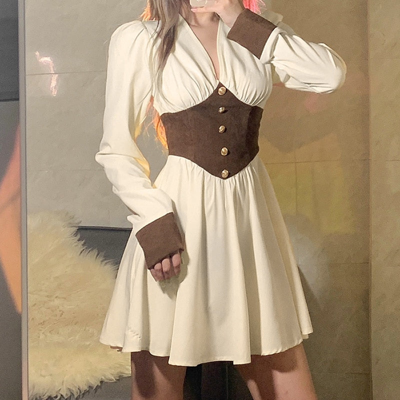 Belle époque steampunk dress