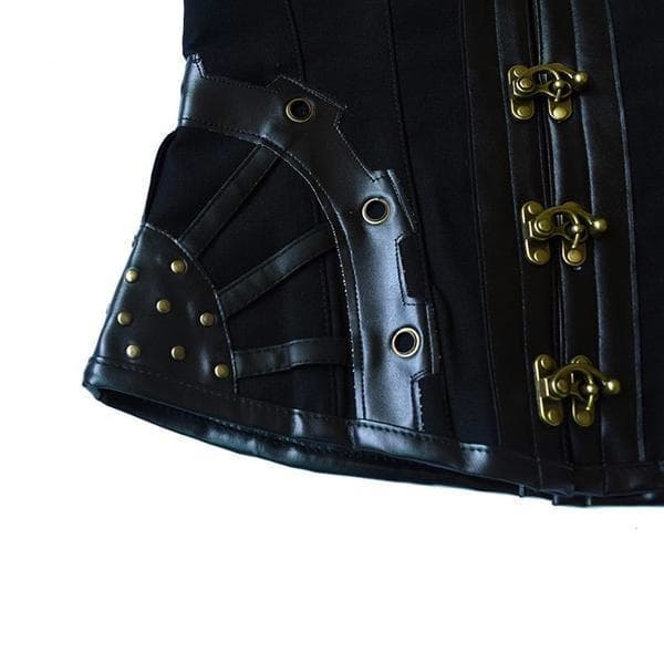 Steampunk Sexy Black Corset