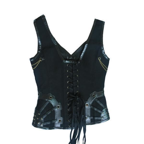 Steampunk Sexy Black Corset